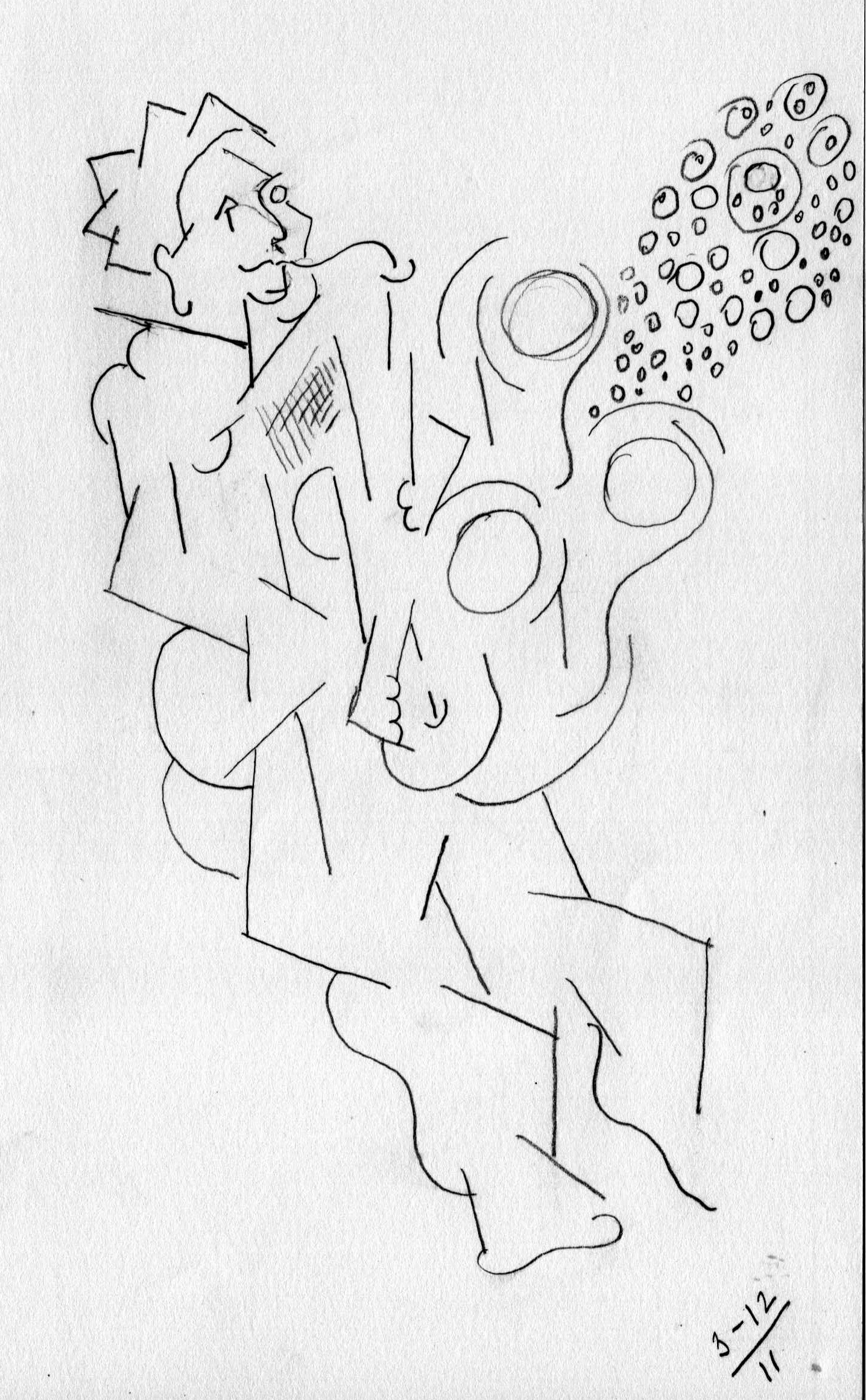 Man With Saxophone
